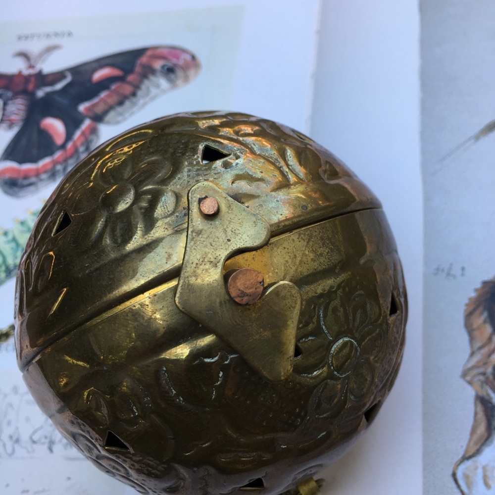 Dept 56 Brass w/Copper latch Ornament